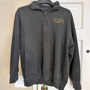 Blue 84 UC Davis Alumni 1/4 Zip Sweatshirt Men's Medium